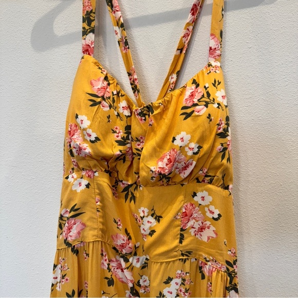 NOBO Floral Yellow High-Low Dress Size 2XL (19) - Picture 4 of 7